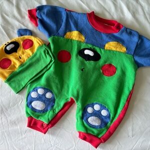 Vintage Hopscotch Color Block Outfit